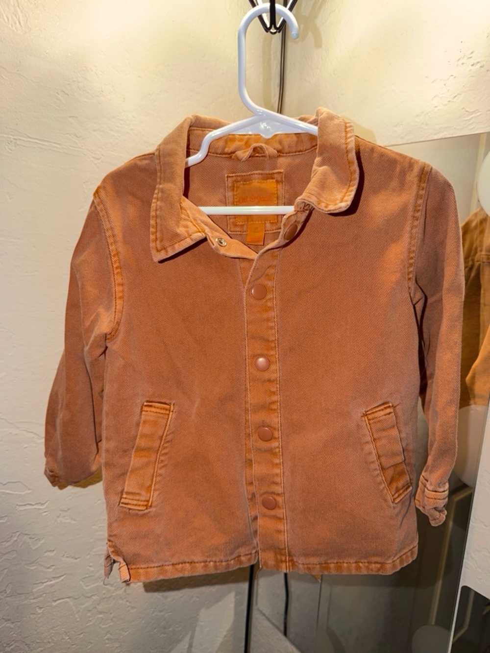 Cat & Jack Kids Burnt Orange Jean Jacket
